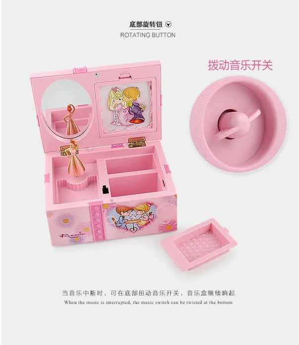 🎵 Carillon Ballerina Rosa – Eleganza e Magia in un Solo Oggetto! 💃🎶