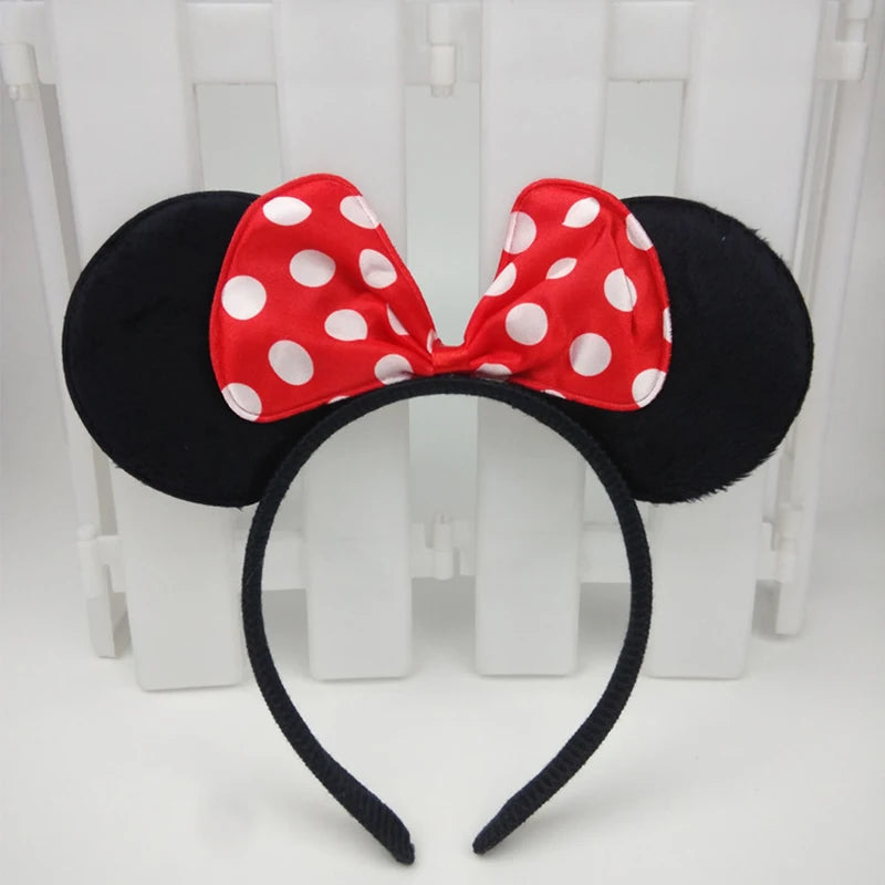 🎀🐭 Set Cerchietti Minnie Mouse – 6 Pezzi di Magia per Feste e Compleanni! 🎉✨