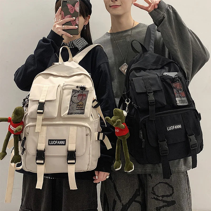 Zaino in Tela Unisex - Stile e Funzionalità 🎒✨
