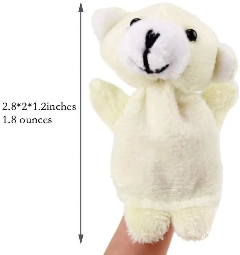 Set di Burattini da Dito - Animali Baby in Peluche 🦆🎭