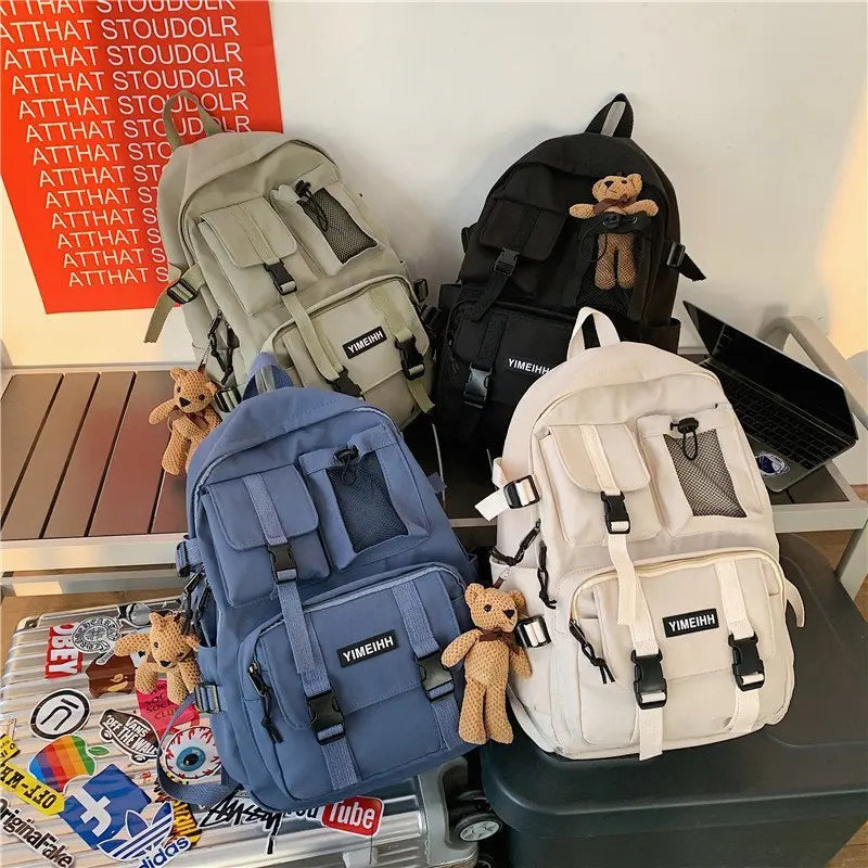 Zaino in Tela Unisex - Stile e Funzionalità 🎒✨