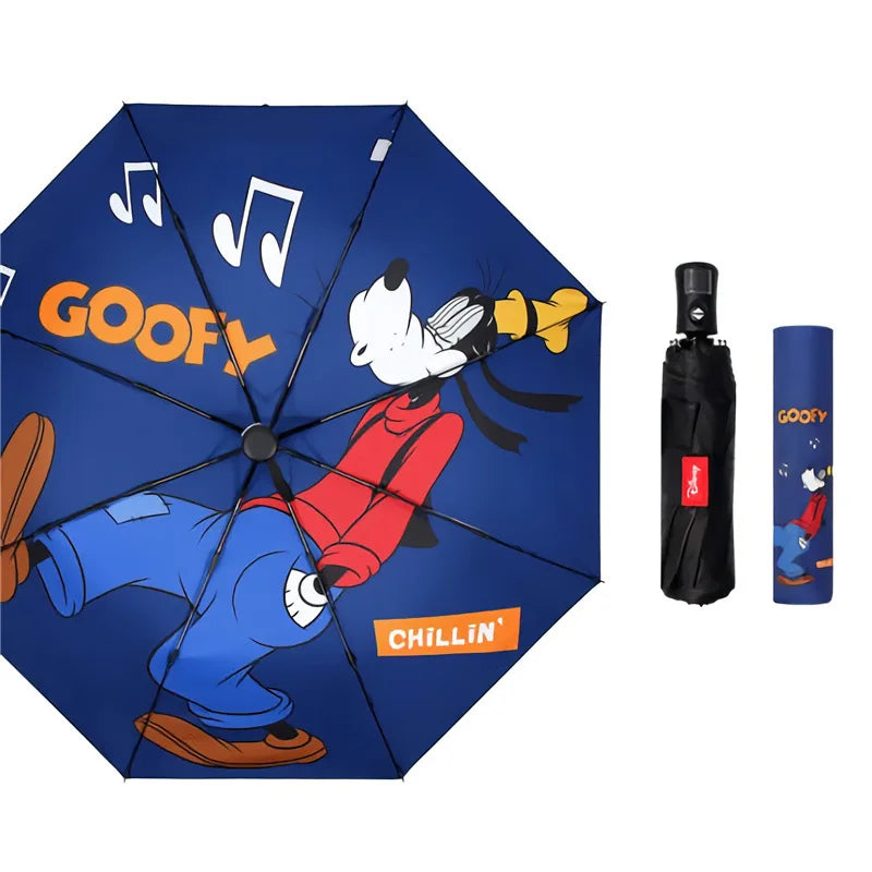 ☔ Disney Marvel & Principesse – Ombrello Automatico 3 Pieghe! 🌞