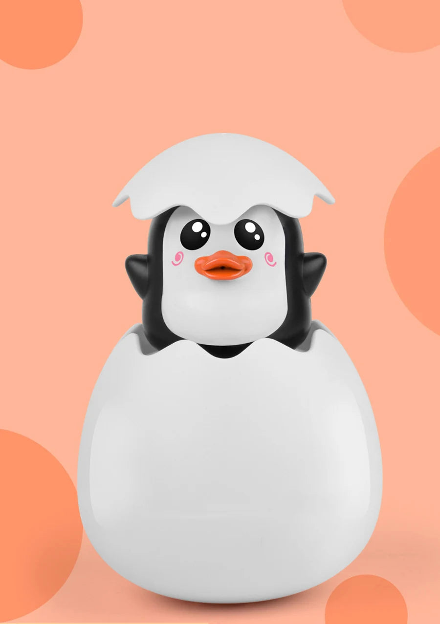 Giocattolo da Bagno per Bambini - Anatroccolo e Pinguino Spruzzatori d'Acqua