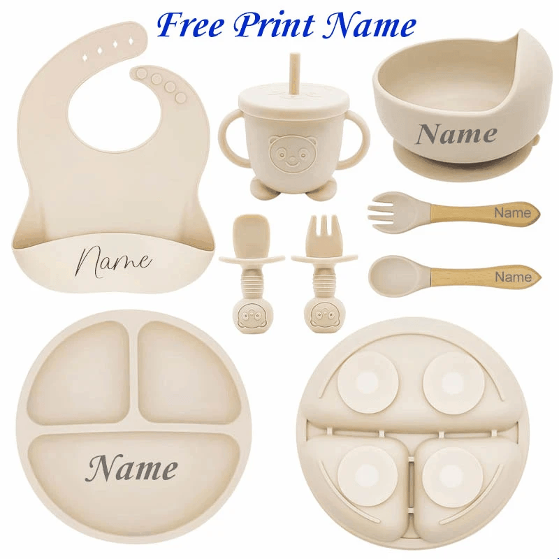 🍽️👶 Set Pappa Personalizzato in Silicone – Perfetto per il tuo Bebè! 👶🍽️