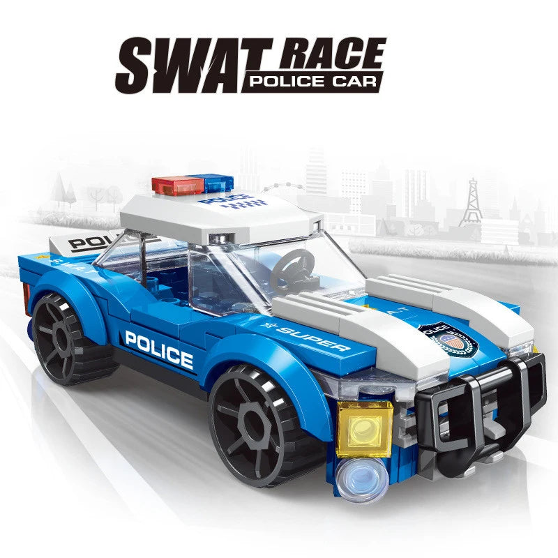 🛩️🚔 City Police – Set Costruzioni Veicoli della Polizia! 🚁🚓
