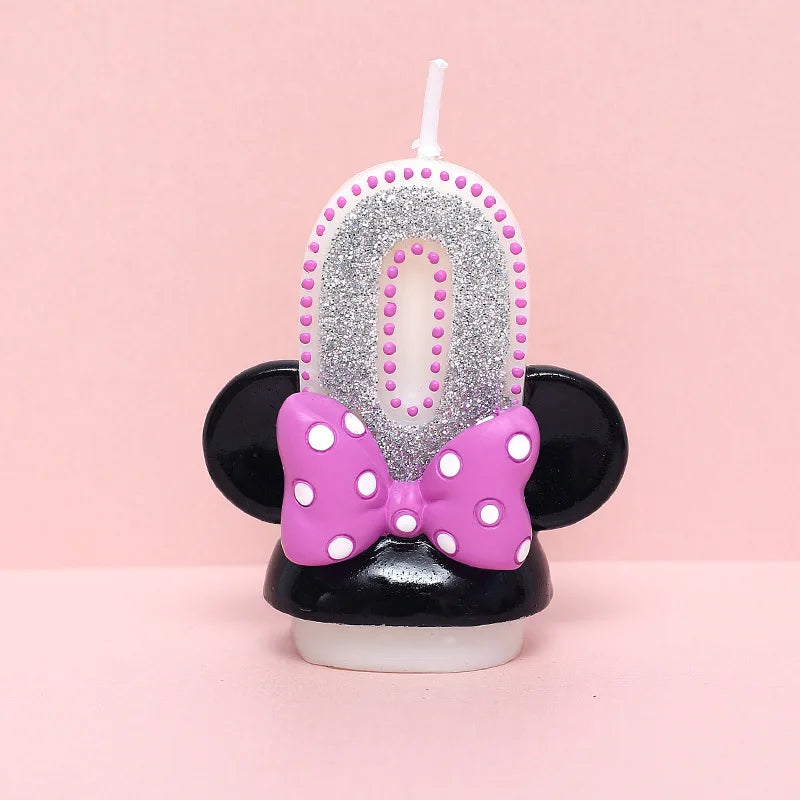 🎉 Candeline Minnie con Numeri – Per Feste di Compleanno da Favola! 🕯️🎂