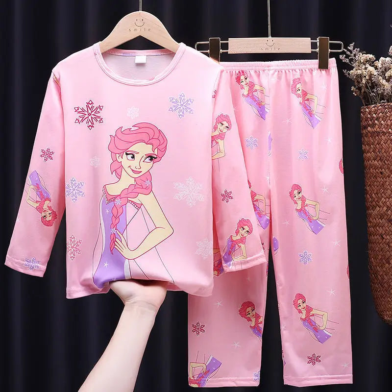 🌙🎀 Pigiama Bambina Disney – Elsa, Minnie &amp; Sirenetta per Sogni da Favola! 🧜♀️❄️
