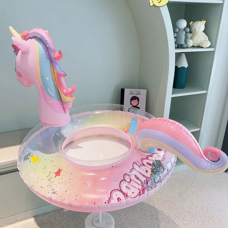 Anello Gonfiabile Unicornio e Cigno - Gioco Acquatico per Bambini e Adulti 🦄🦢