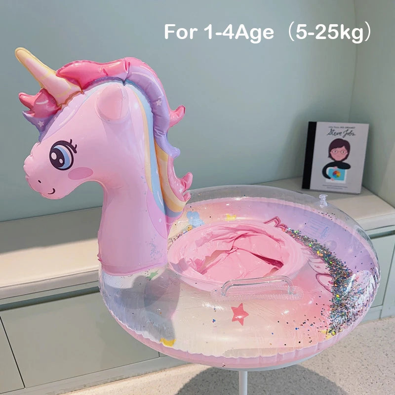 Anello Gonfiabile Unicornio e Cigno - Gioco Acquatico per Bambini e Adulti 🦄🦢