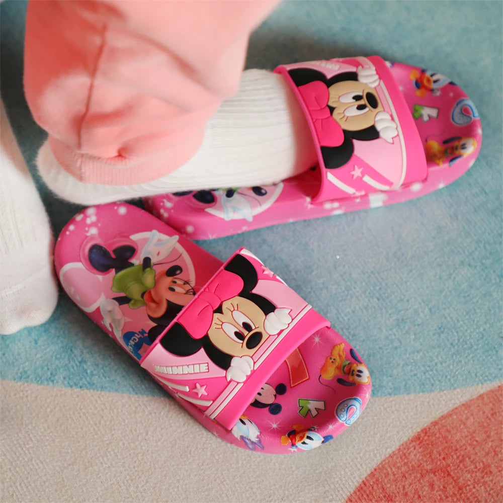 ☀️ Sandali Estivi Disney Minnie – Antiscivolo, Colorati e Super Comodi per Bambini ☀️
