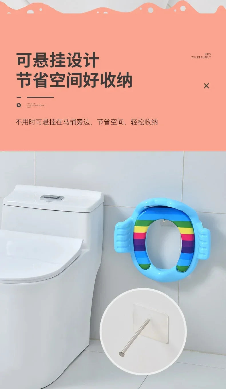 🚽Riduttore WC per Bambini con Scaletta – Comfort e Divertimento per il Tuo Piccolo! 🚽