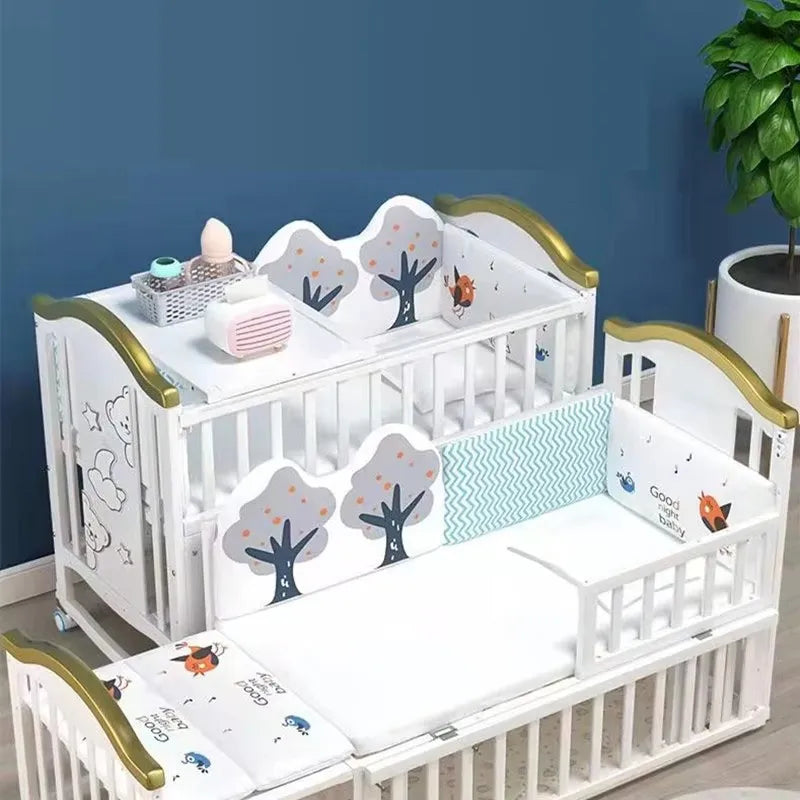 🌿👶 Culla in Legno Multifunzionale – Dolce Nanna in Sicurezza! 👶🌿