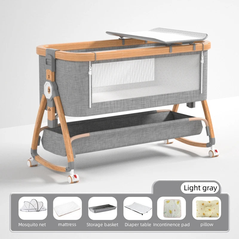 🍼🛏️ Culla Multifunzionale Pieghevole – Comfort e Sicurezza per il Tuo Bebè! 🛏️🍼