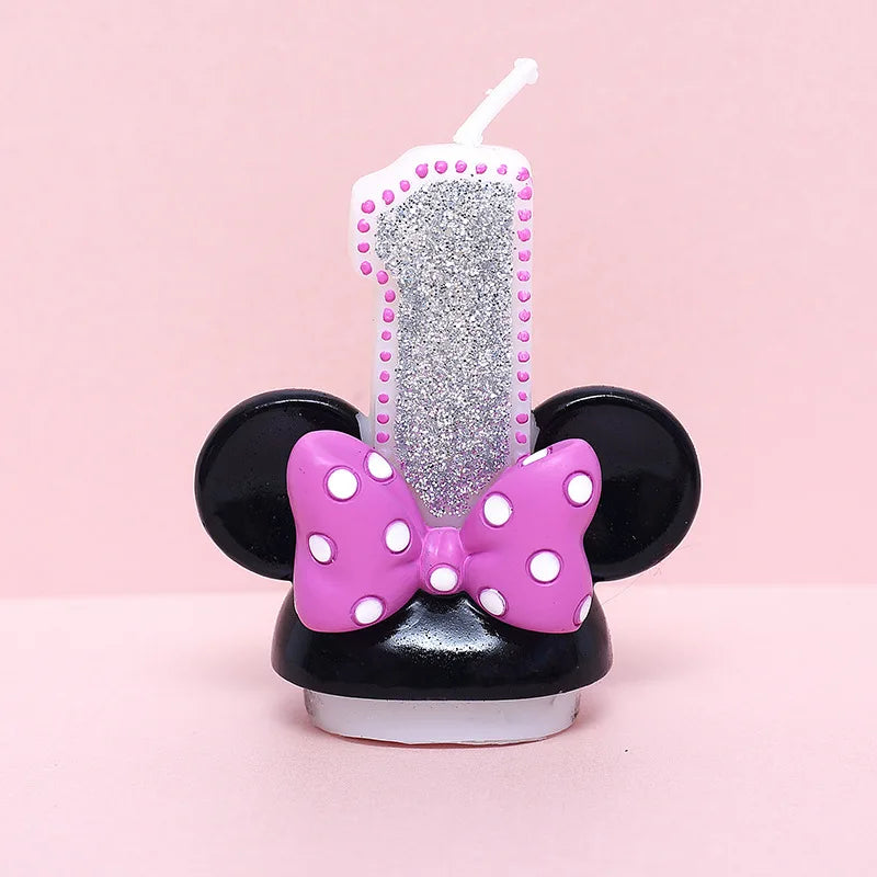 🎉 Candeline Minnie con Numeri – Per Feste di Compleanno da Favola! 🕯️🎂