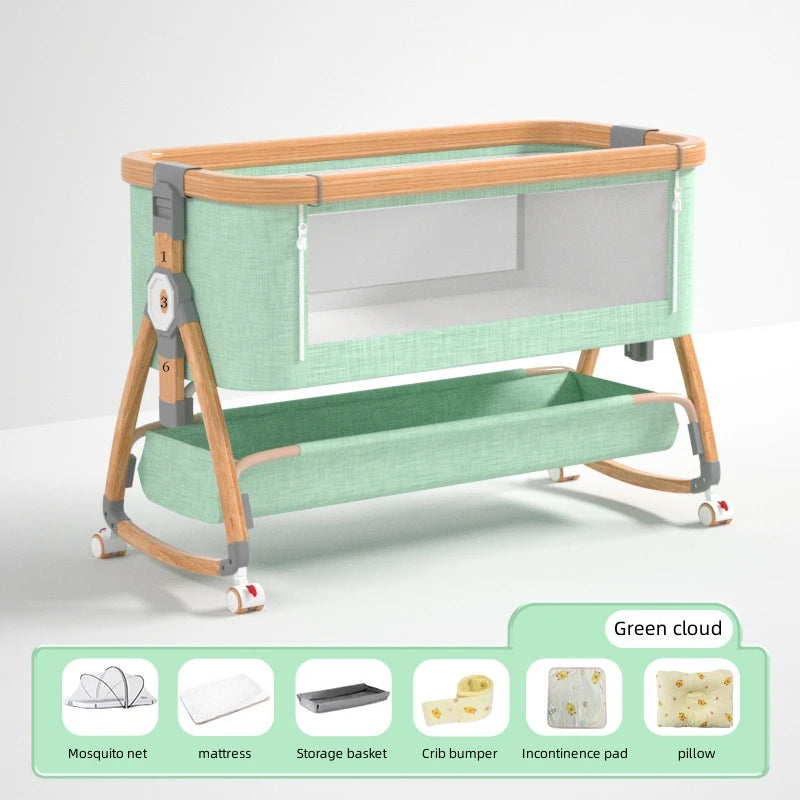 🍼🛏️ Culla Multifunzionale Pieghevole – Comfort e Sicurezza per il Tuo Bebè! 🛏️🍼