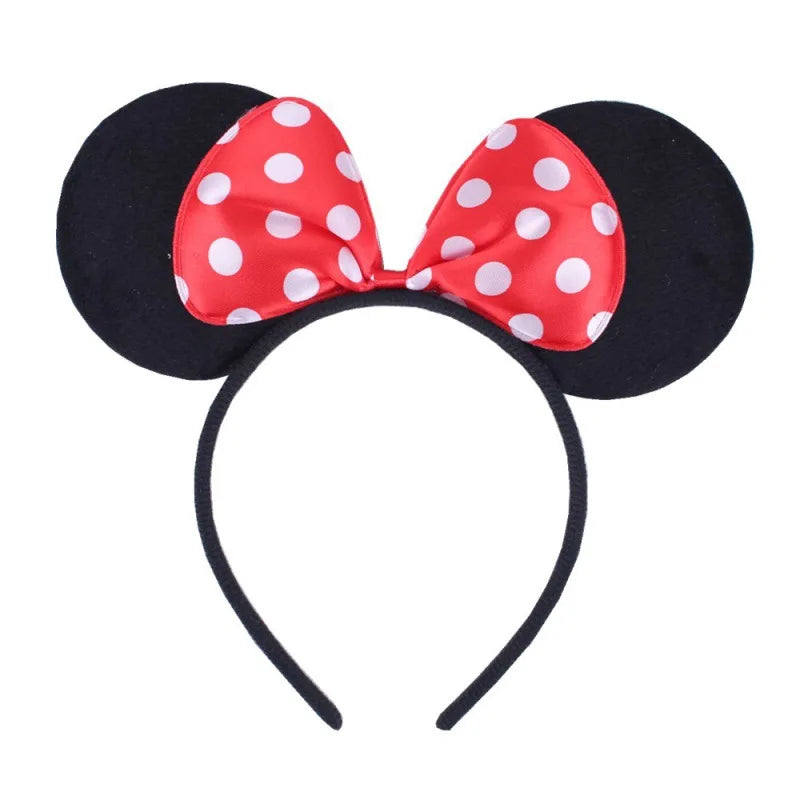 🎀🐭 Cerchietti Orecchie Minnie e Topolino – Accessorio Brillante per Piccole Star delle Feste! 🥳✨