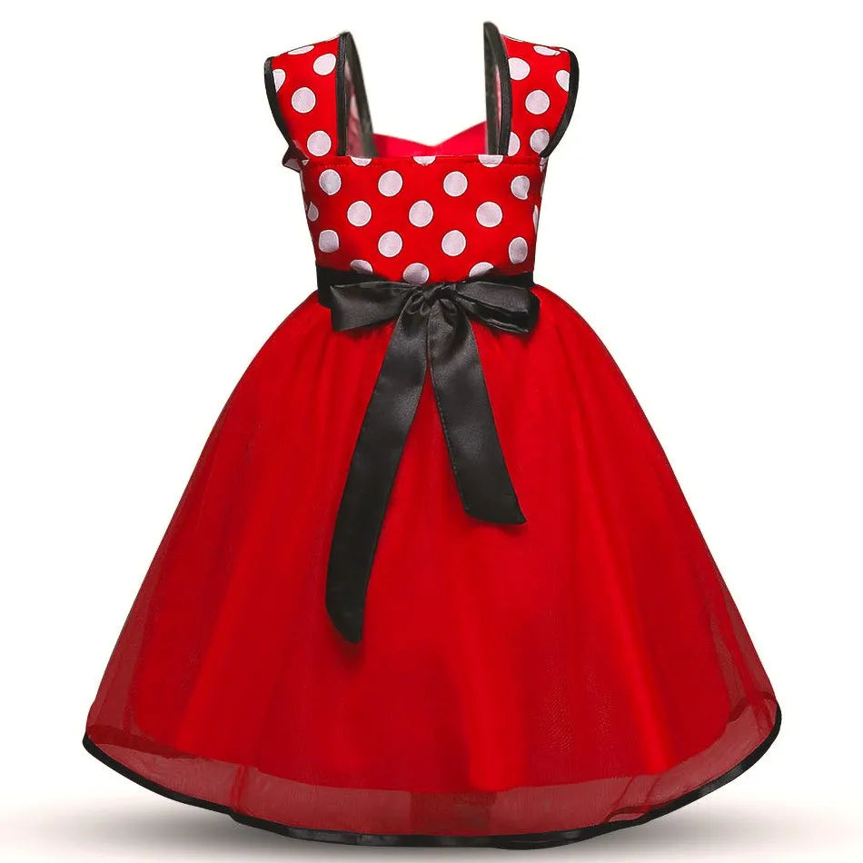 🎀🐭 Vestito Tutù Bimba – Minnie & Mickey per Piccole Stelle del Party! 🌟
