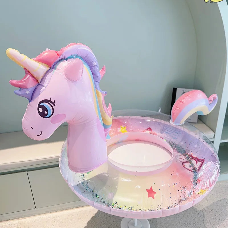 Anello Gonfiabile Unicornio e Cigno - Gioco Acquatico per Bambini e Adulti 🦄🦢