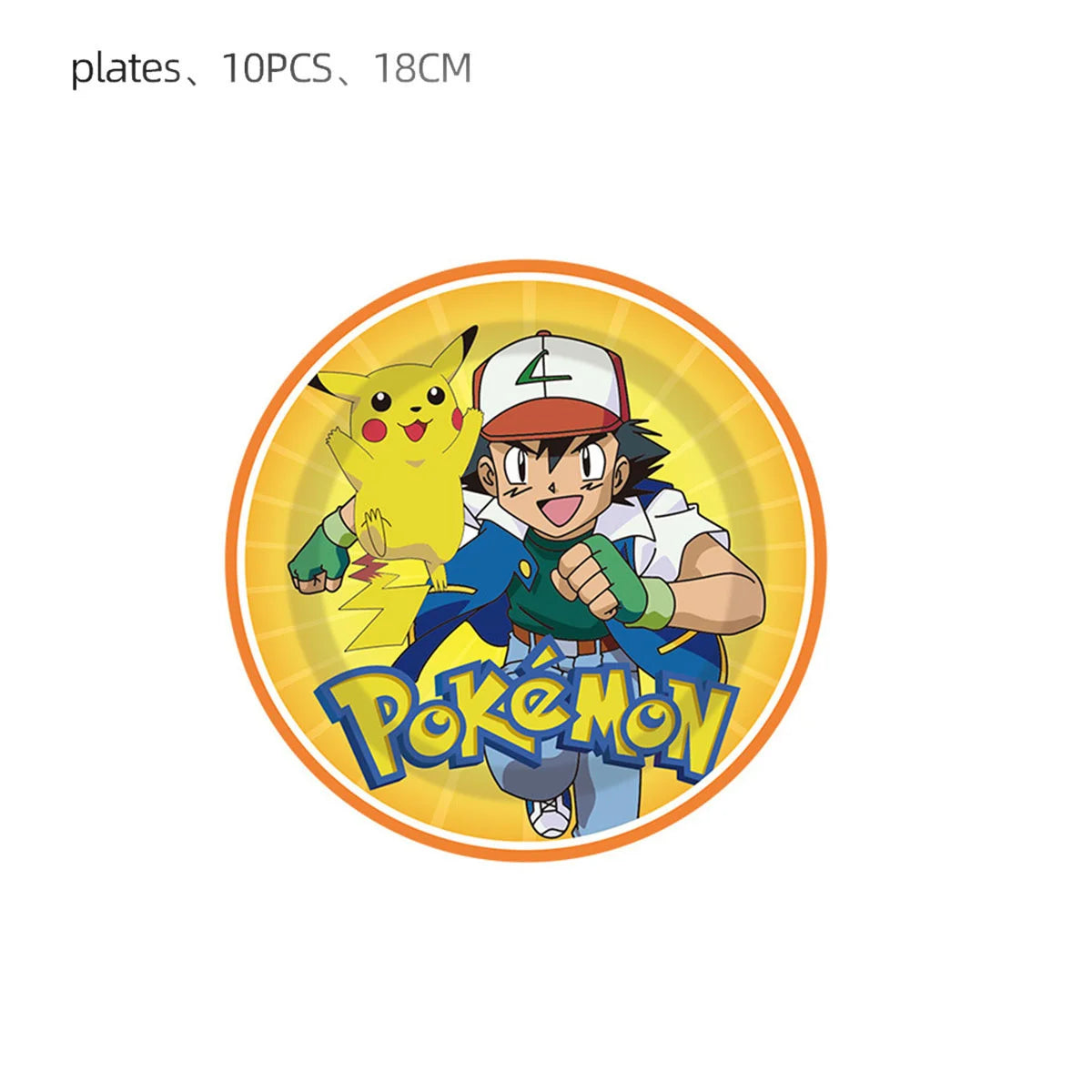 Pokemon Birthday Party Decor Disposable Tableware Cup Plate Napkin Tablecloth Pikachu Kids Baby Shower Party Supplies