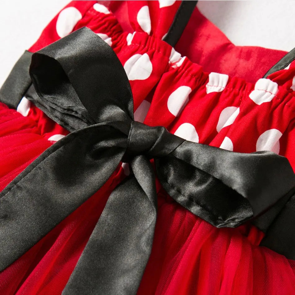 🎀🐭 Vestito Tutù Bimba – Minnie & Mickey per Piccole Stelle del Party! 🌟