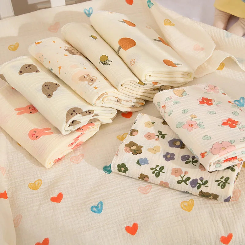 🍼🛁 Copertina Swaddle in Mussola di Cotone – Morbide Coccole per il Tuo Bebè! 🛁🍼