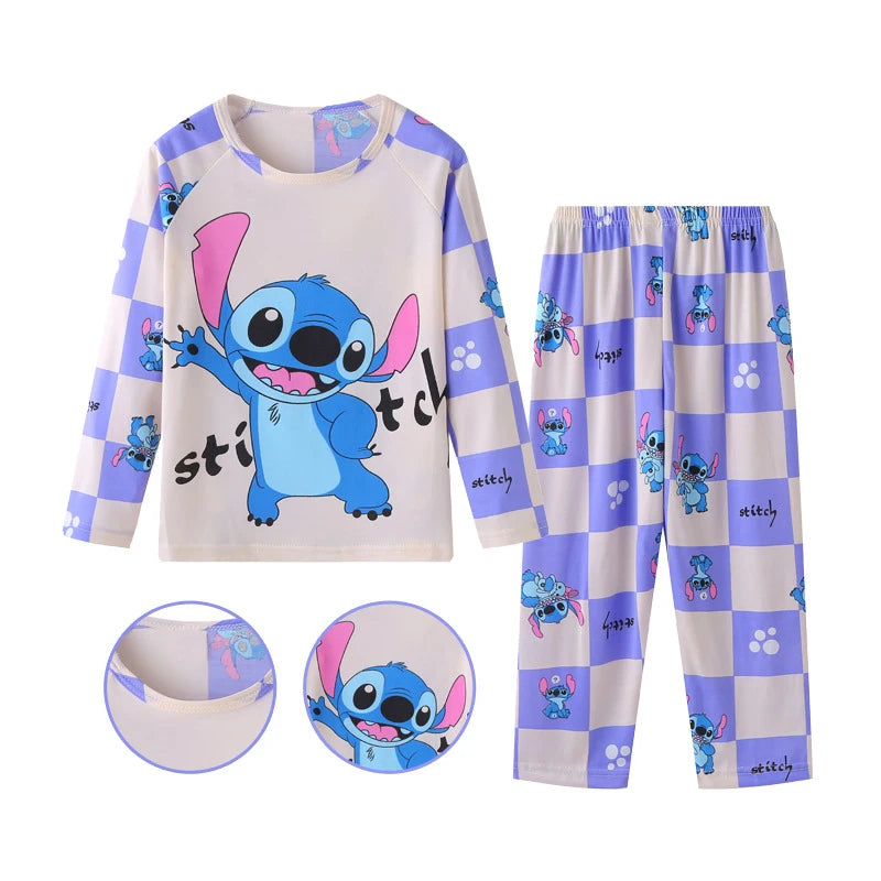 🛸💤 Set Pigiama Bambini Stitch &amp; Angel – Avventure Stellari per la Buonanotte! 💫🌙