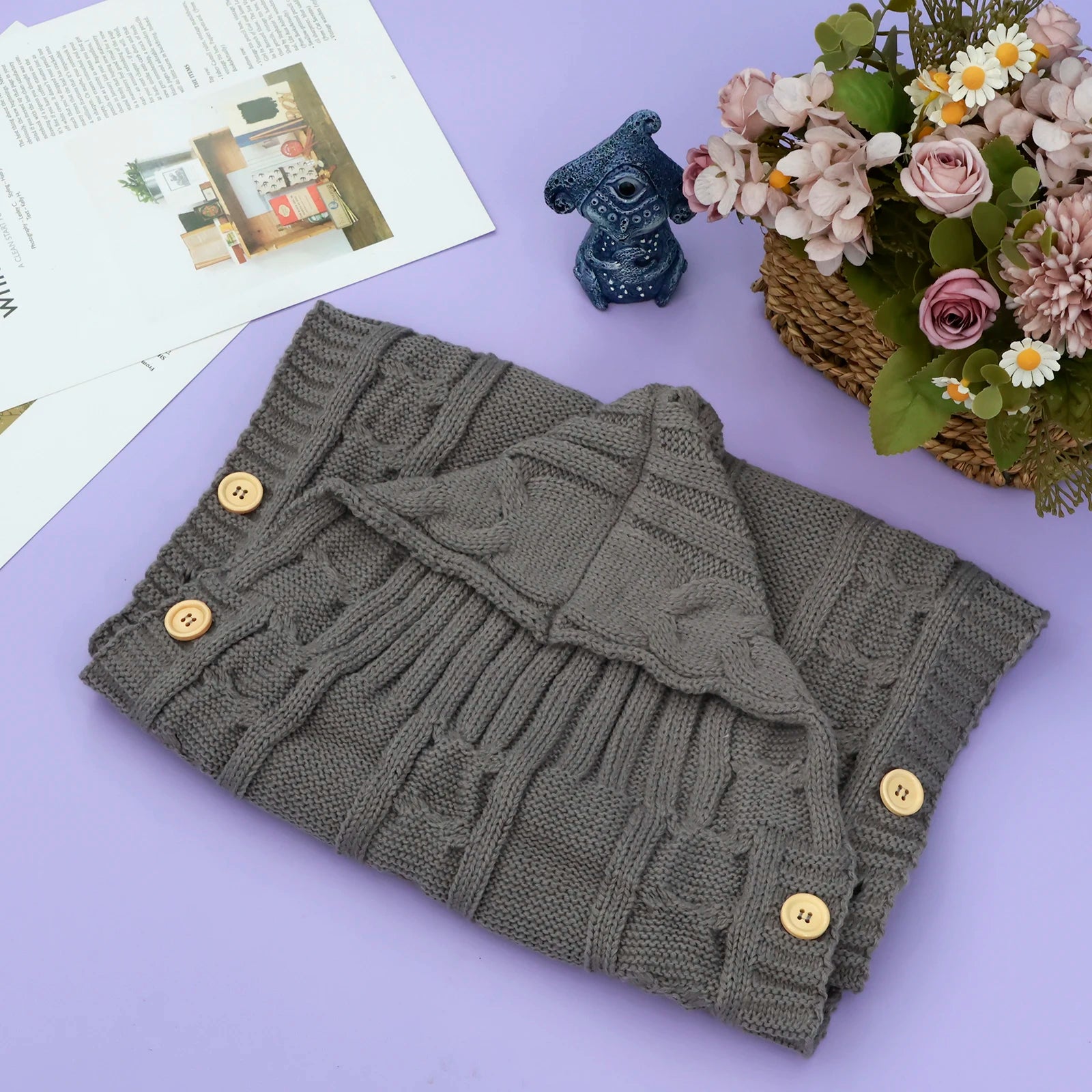 🍼💤 Morbida Coperta Fascia per Neonati – Comfort e Calore in Ogni Stagione! 💤🍼
