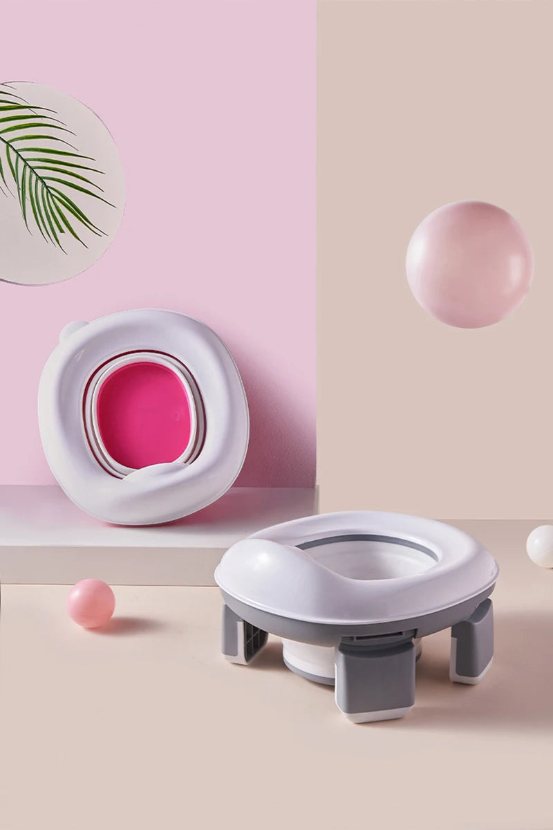 🚼✨ Vasino Portatile in Silicone 3 in 1 – Il Compagno Perfetto per il Tuo Bambino in Viaggio! ✨🚼
