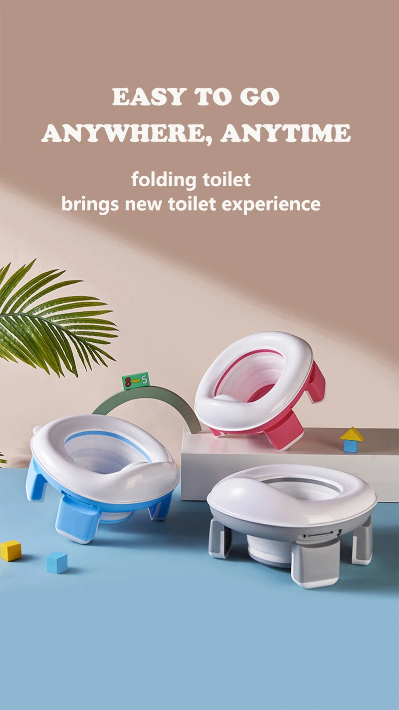 🚼✨ Vasino Portatile in Silicone 3 in 1 – Il Compagno Perfetto per il Tuo Bambino in Viaggio! ✨🚼