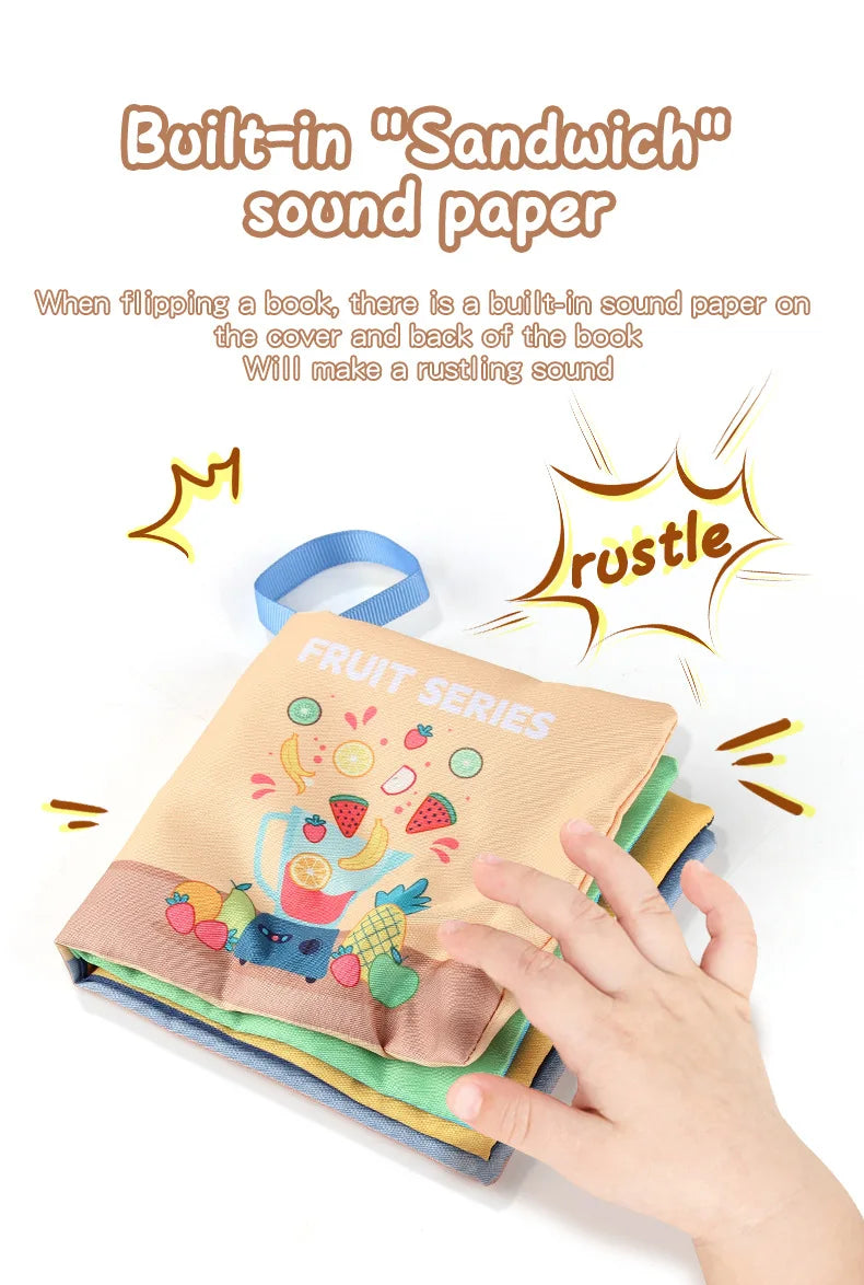 📚👶 Libri Sensoriali Morbidi Montessori – Scopri il Mondo con il Tocco! 👶📚