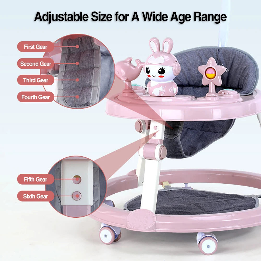 🚼🎶 Girello Musicale  – Sicurezza e Divertimento per il tuo Bebè! 🎶🚼