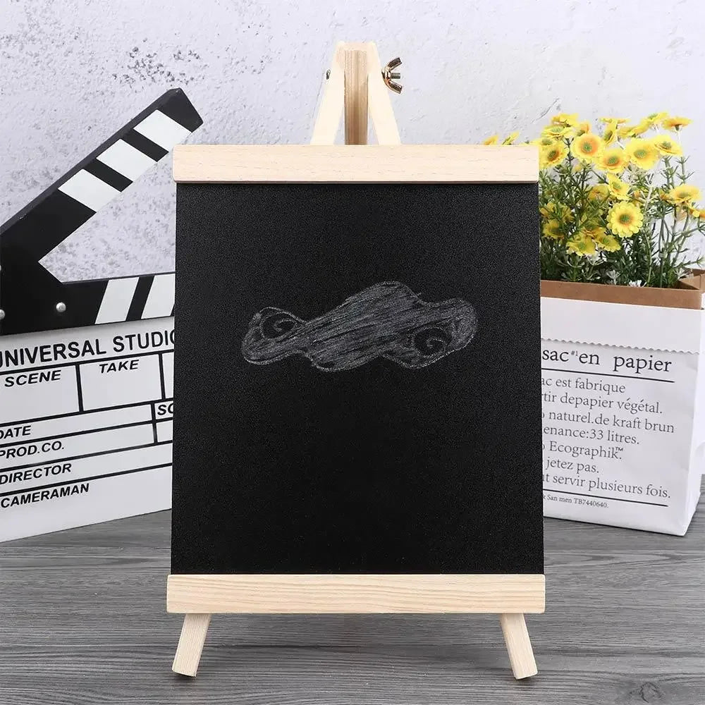 Lavagna in Legno Pieghevole con Cavalletto - Perfetta per Piccoli Artisti! 🎨🖍️