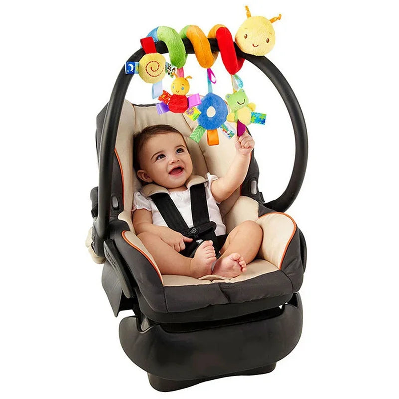 Giocattolo Appeso per Lettino Neonati – Giochi a Spirale per Passeggino, Lettino e Culla, Giocattolo Morbido e Colorato per Neonati