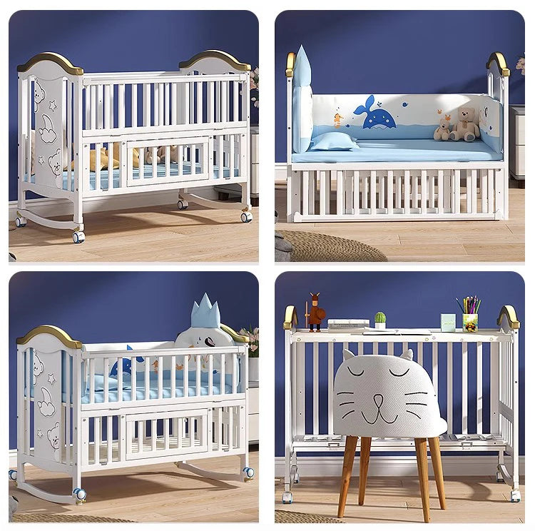 🌿👶 Culla in Legno Multifunzionale – Dolce Nanna in Sicurezza! 👶🌿