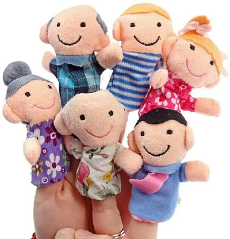 Set di Burattini da Dito - Animali Baby in Peluche 🦆🎭