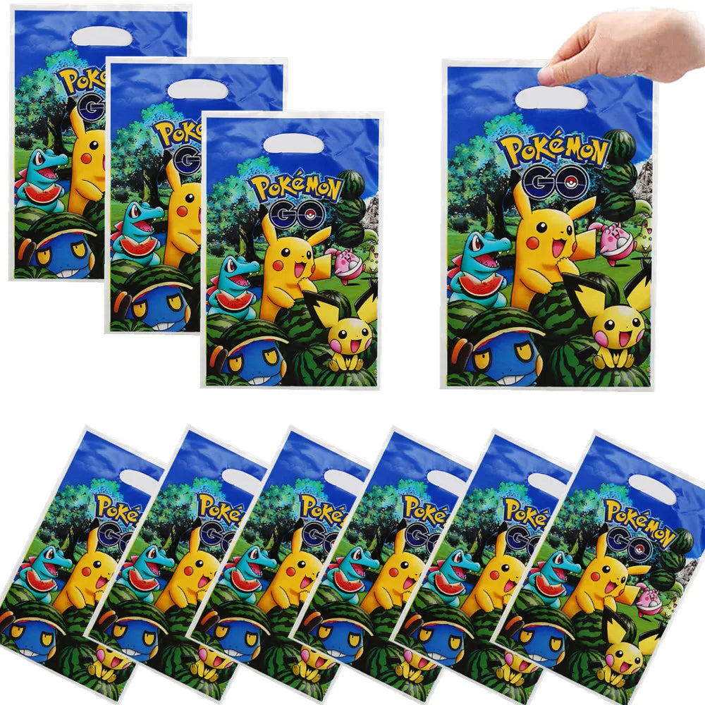 1Set Pokemon Balloon 32 Inch Number Foil Balloons 1st-9st Kids Pikachu Theme Birthday Party Decorations Baby Shower Globos Toy