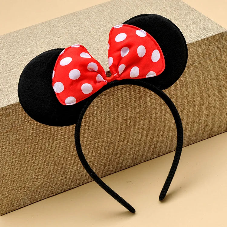 🎀🐭 Cerchietti Orecchie Minnie e Topolino – Accessorio Brillante per Piccole Star delle Feste! 🥳✨