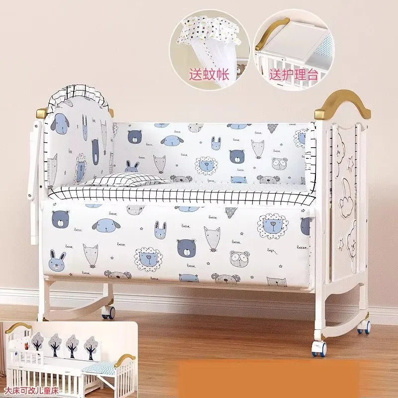 🌿👶 Culla in Legno Multifunzionale – Dolce Nanna in Sicurezza! 👶🌿