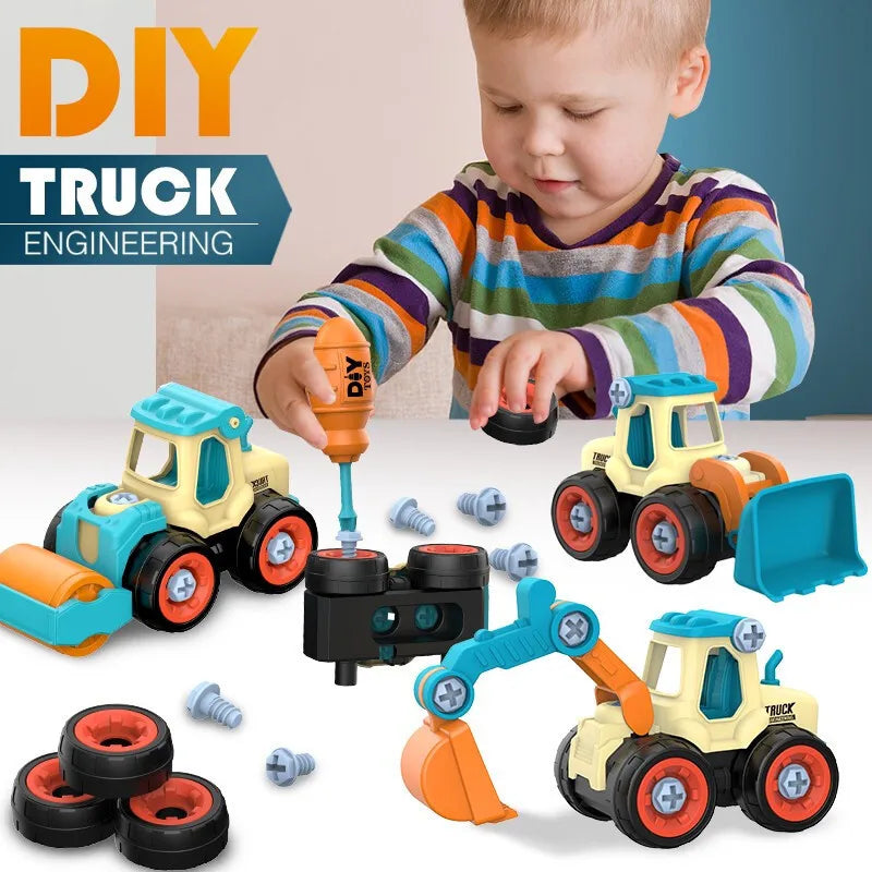 🔧🚜 Camion da Costruzione Smontabile – Divertimento e Apprendimento! 🚜🔧