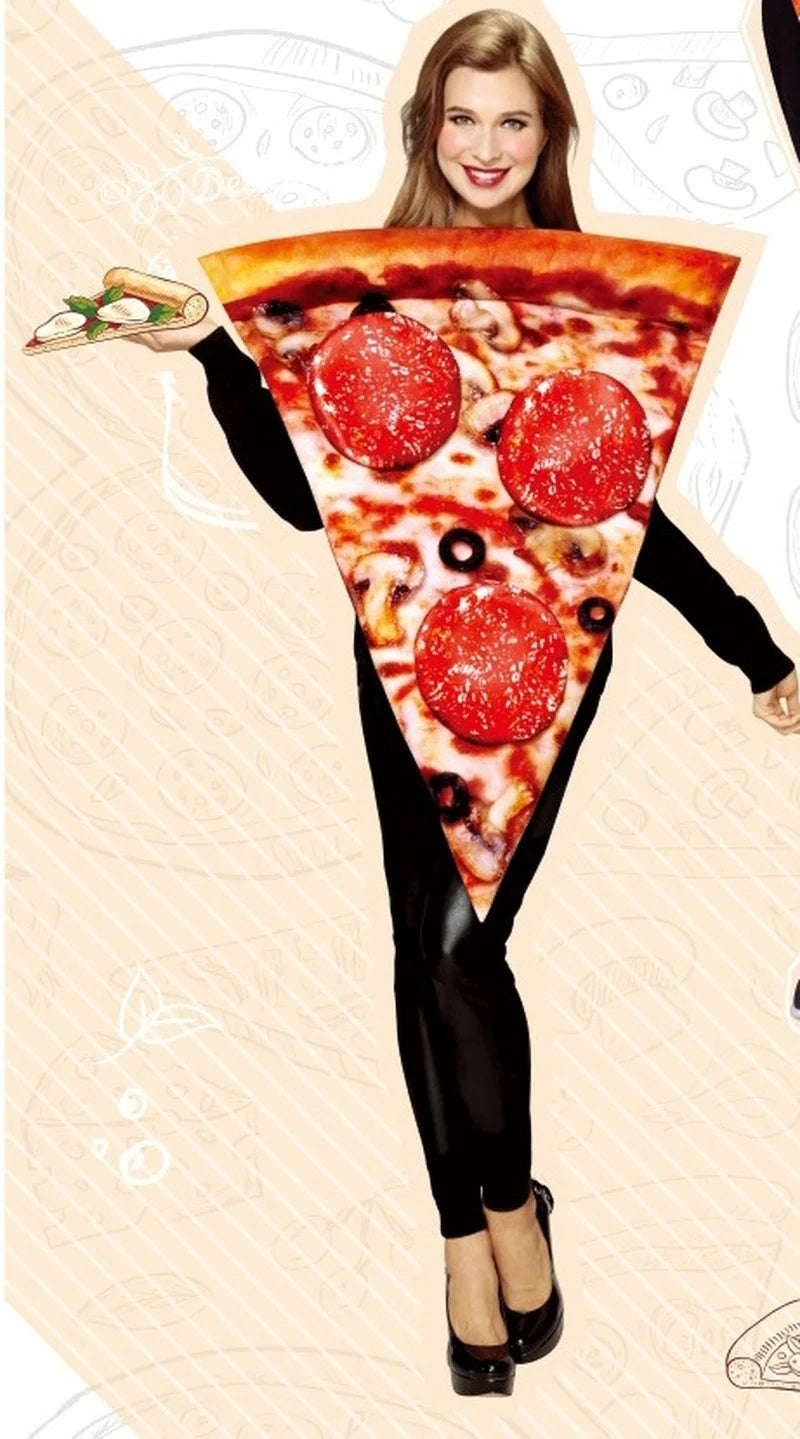 Costume da Pizza per Halloween – Travestimento Divertente per Adulti e Bambini