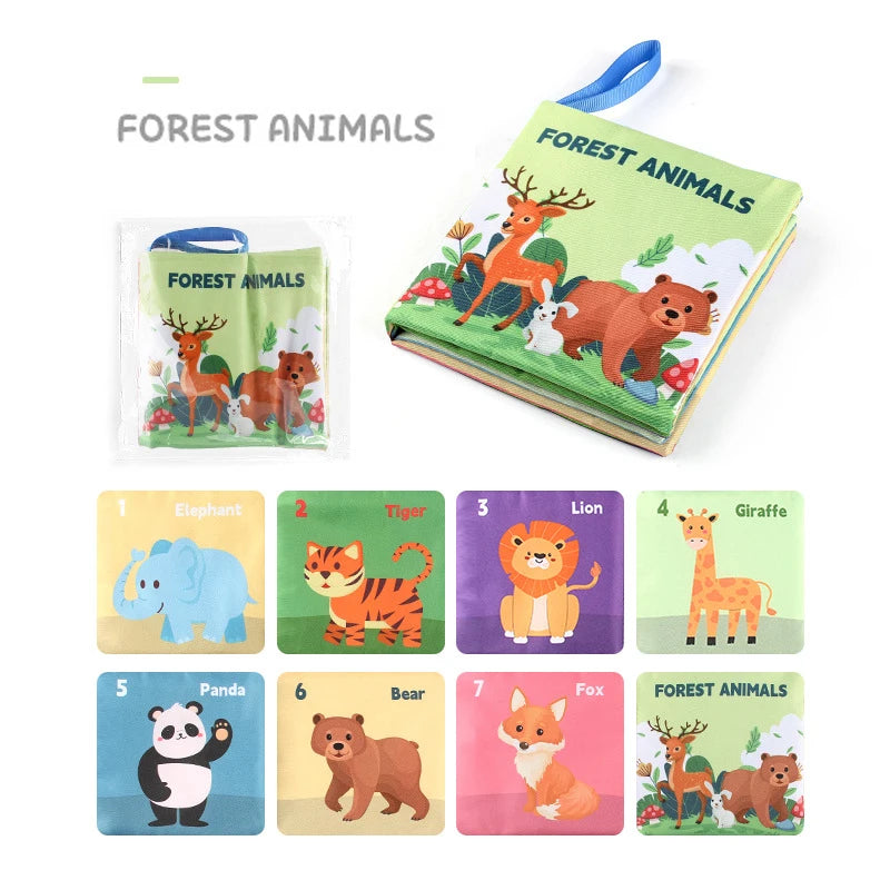 📚👶 Libri Sensoriali Morbidi Montessori – Scopri il Mondo con il Tocco! 👶📚