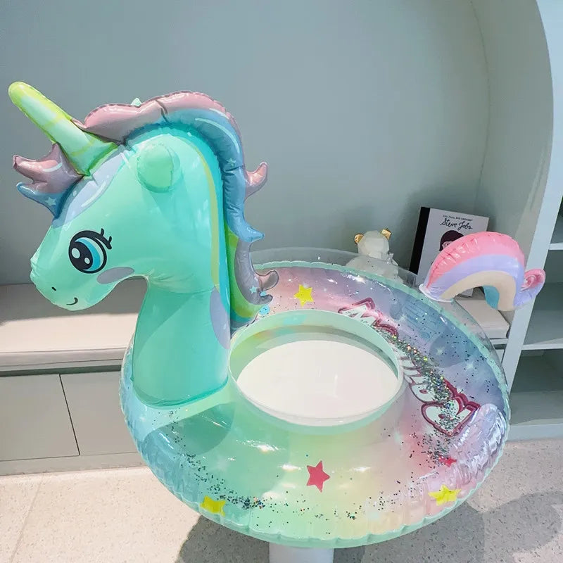 Anello Gonfiabile Unicornio e Cigno - Gioco Acquatico per Bambini e Adulti 🦄🦢