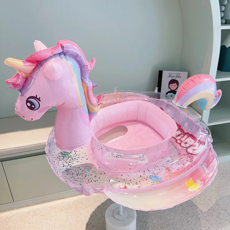 Anello Gonfiabile Unicornio e Cigno - Gioco Acquatico per Bambini e Adulti 🦄🦢