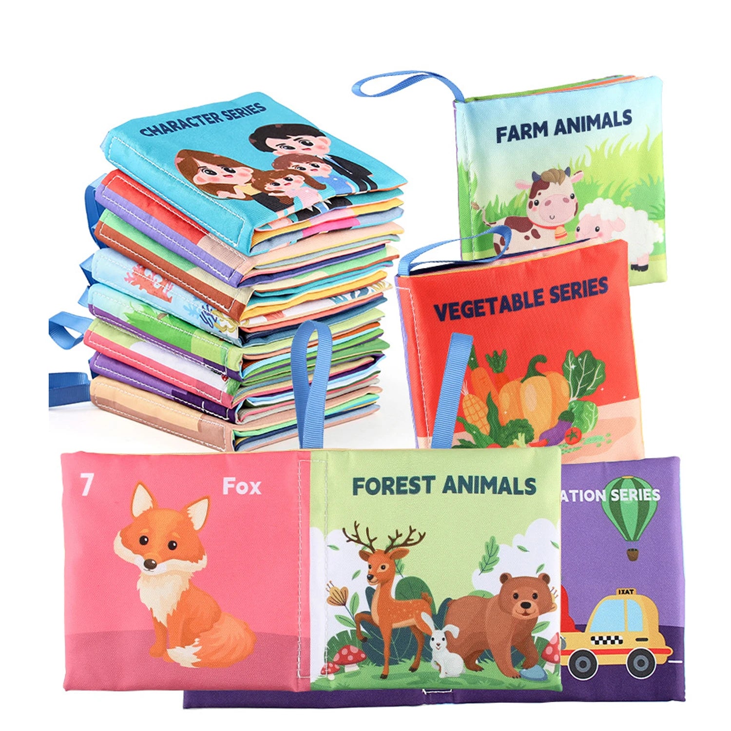 📚👶 Libri Sensoriali Morbidi Montessori – Scopri il Mondo con il Tocco! 👶📚