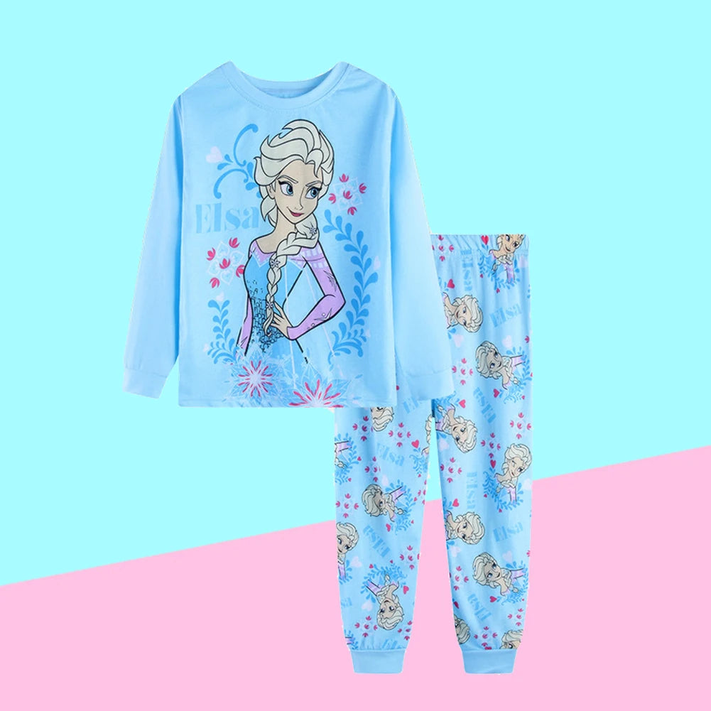 🌙💖 Set Pigiama Anna &amp; Elsa per Bambine – Morbido, Carino e Perfetto per Ogni Stagione 💖🌙