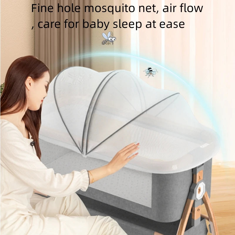 🍼🛏️ Culla Multifunzionale Pieghevole – Comfort e Sicurezza per il Tuo Bebè! 🛏️🍼