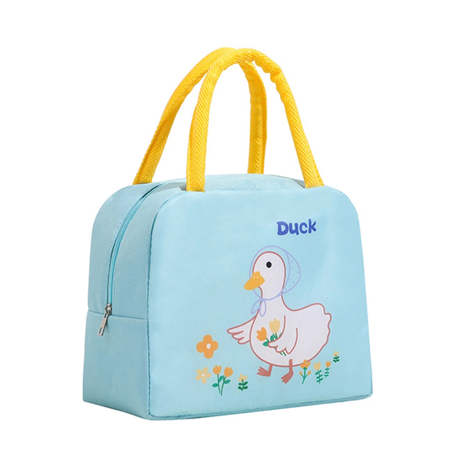 Borsa per il Pranzo Carina con Motivo Cartoon - Borsa Termica Insulata per Bambini