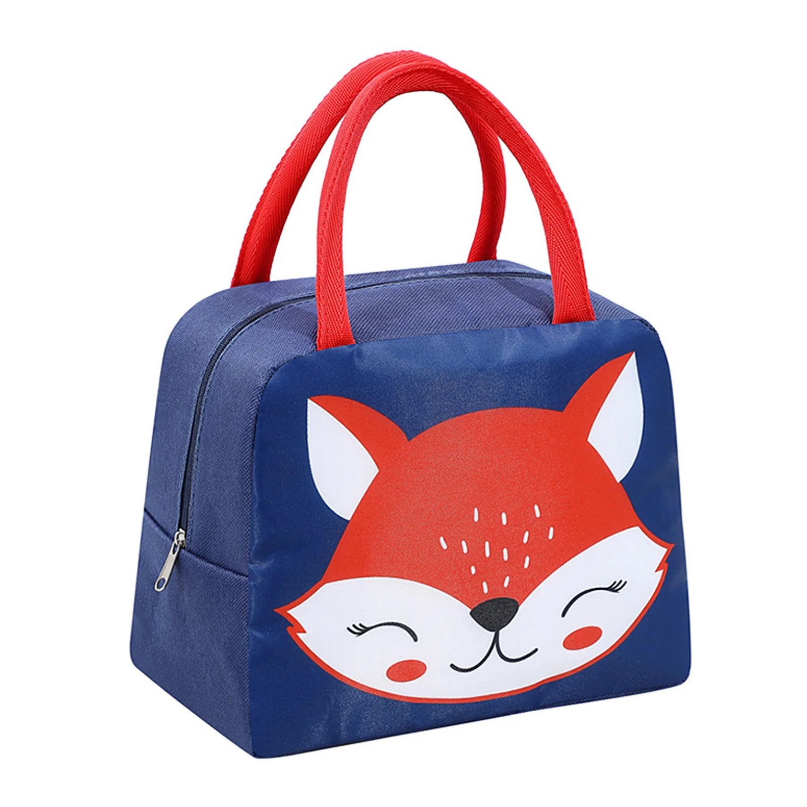 Borsa per il Pranzo Carina con Motivo Cartoon - Borsa Termica Insulata per Bambini