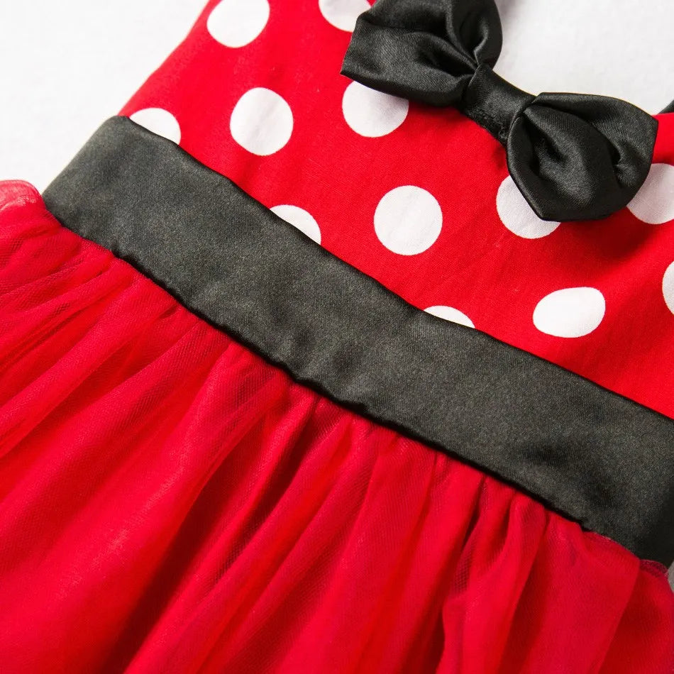 🎀🐭 Vestito Tutù Bimba – Minnie & Mickey per Piccole Stelle del Party! 🌟