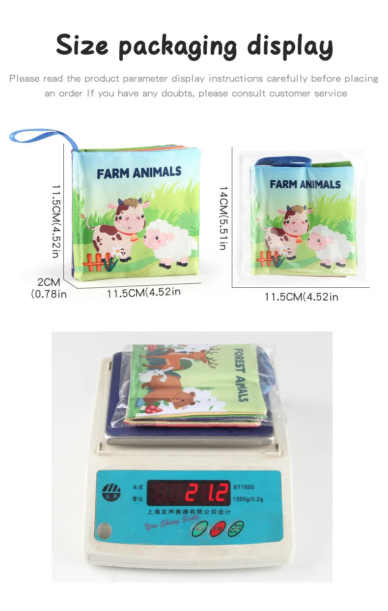 📚👶 Libri Sensoriali Morbidi Montessori – Scopri il Mondo con il Tocco! 👶📚